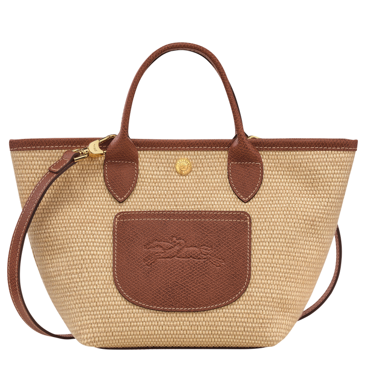Longchamp Le Pliage XS -korilaukku, ruskea kangas