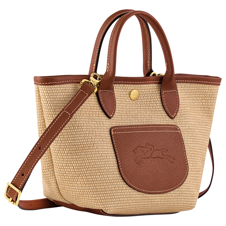 Longchamp Le Pliage XS -korilaukku, ruskea kangas