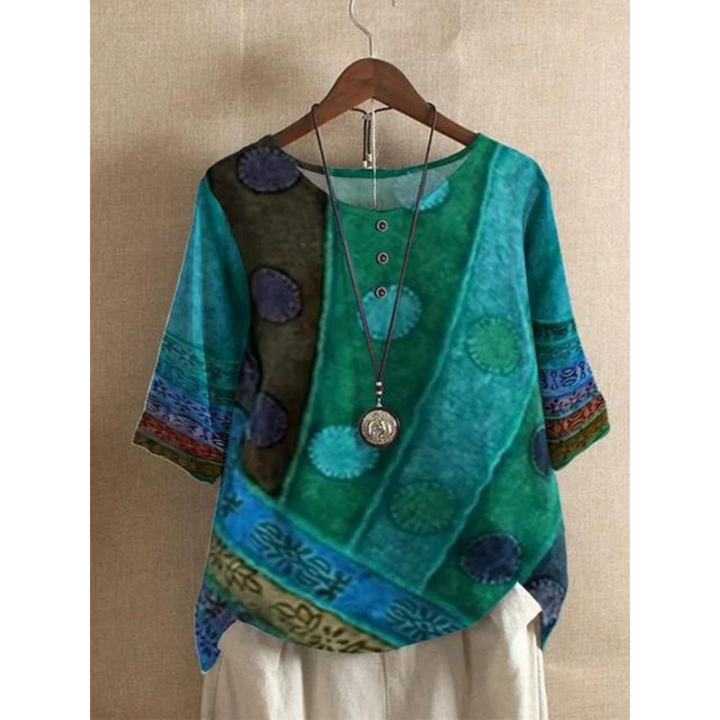 Valerie - Colorful Boho Top
