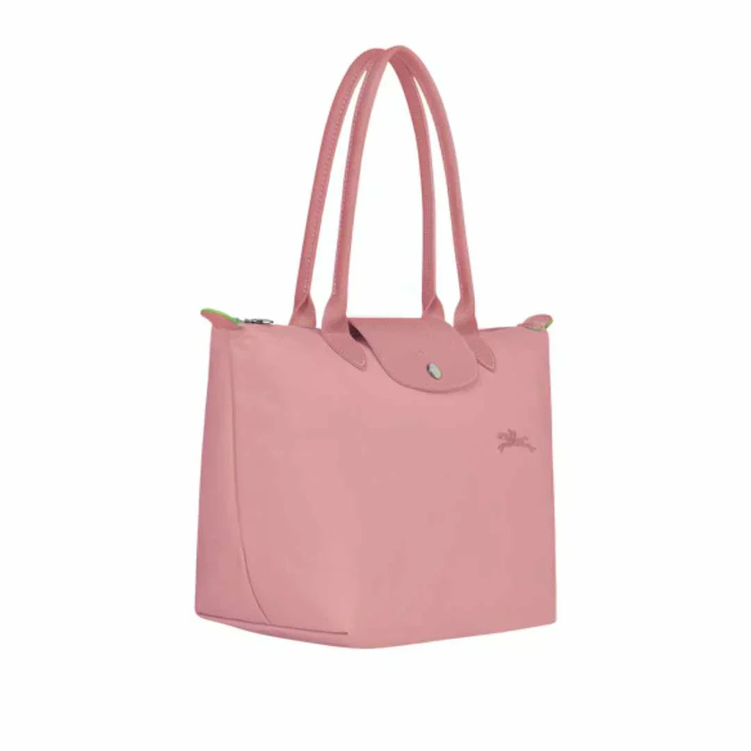 Longchamp Le Pliage – suuri ostoslaukku, Terälehtiroosa