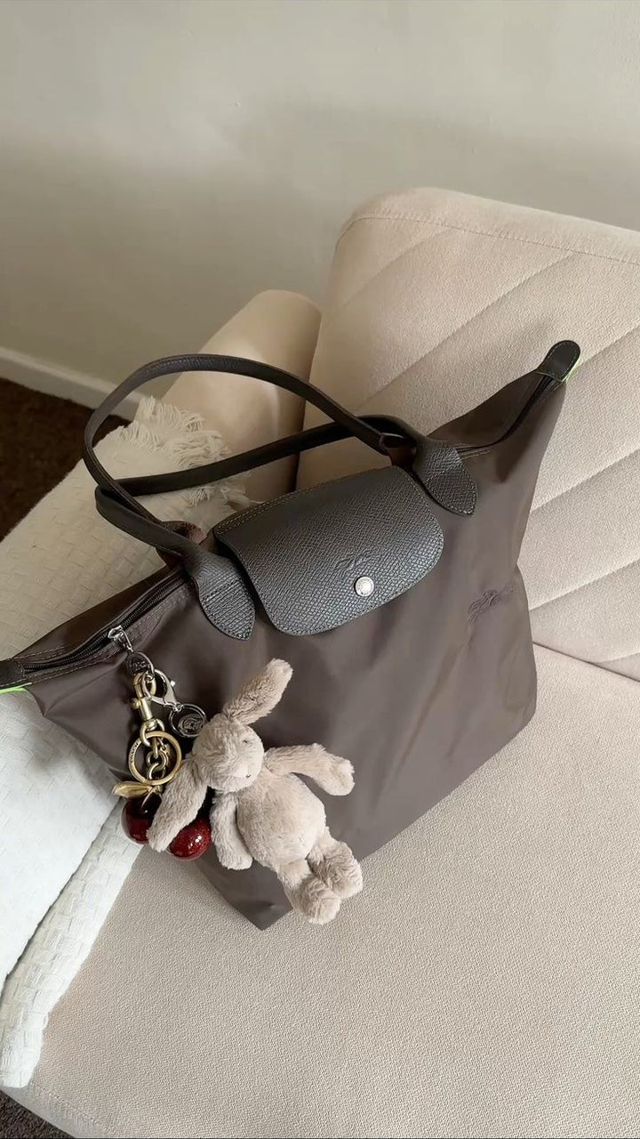 Longchamp Le Pliage – suuri ostoslaukku, Terrakotta