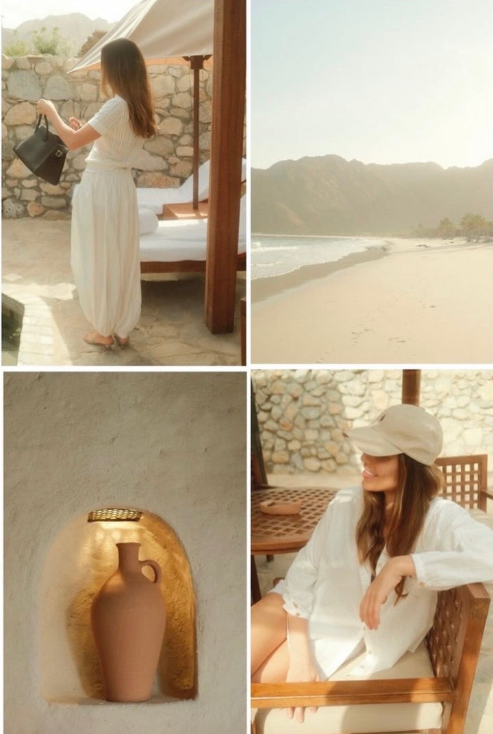 Lina Polo Knit - White