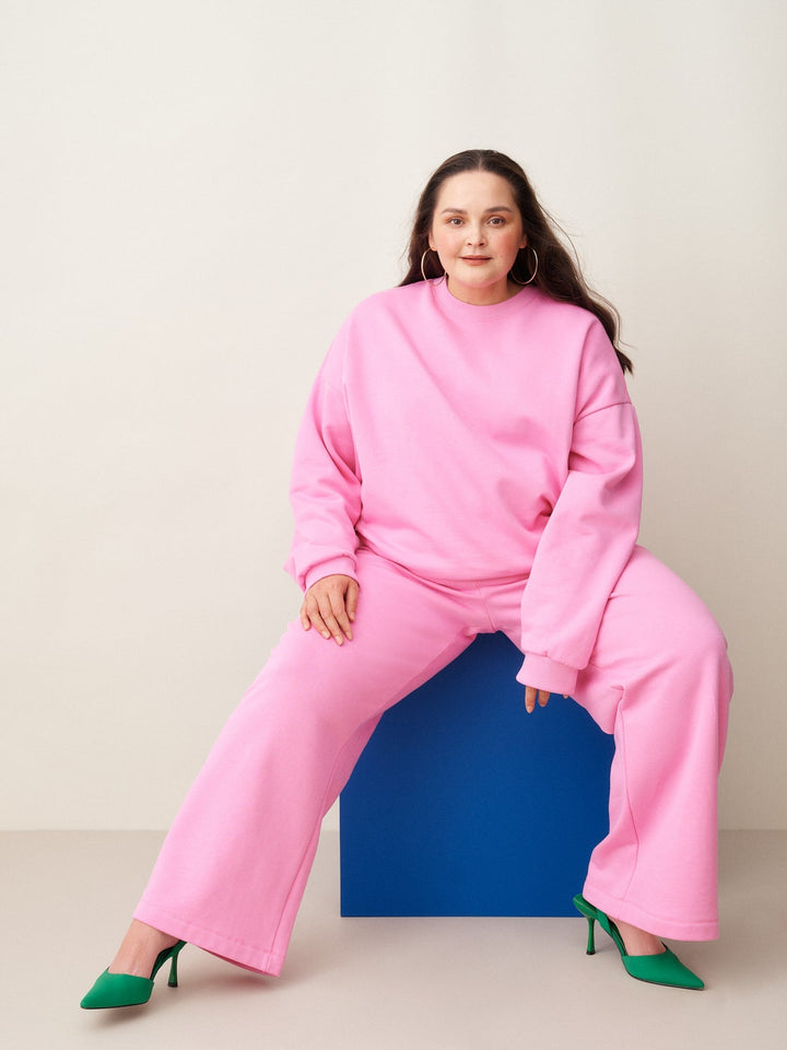 Superpower collegehousut, More Pink
