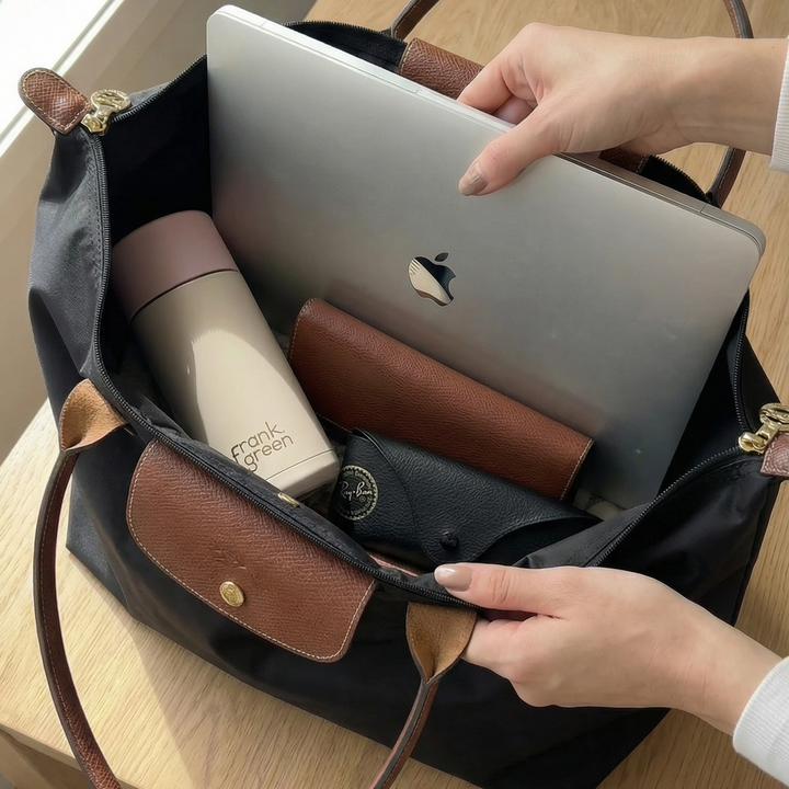 Longchamp Le Pliage – suuri ostoslaukku
