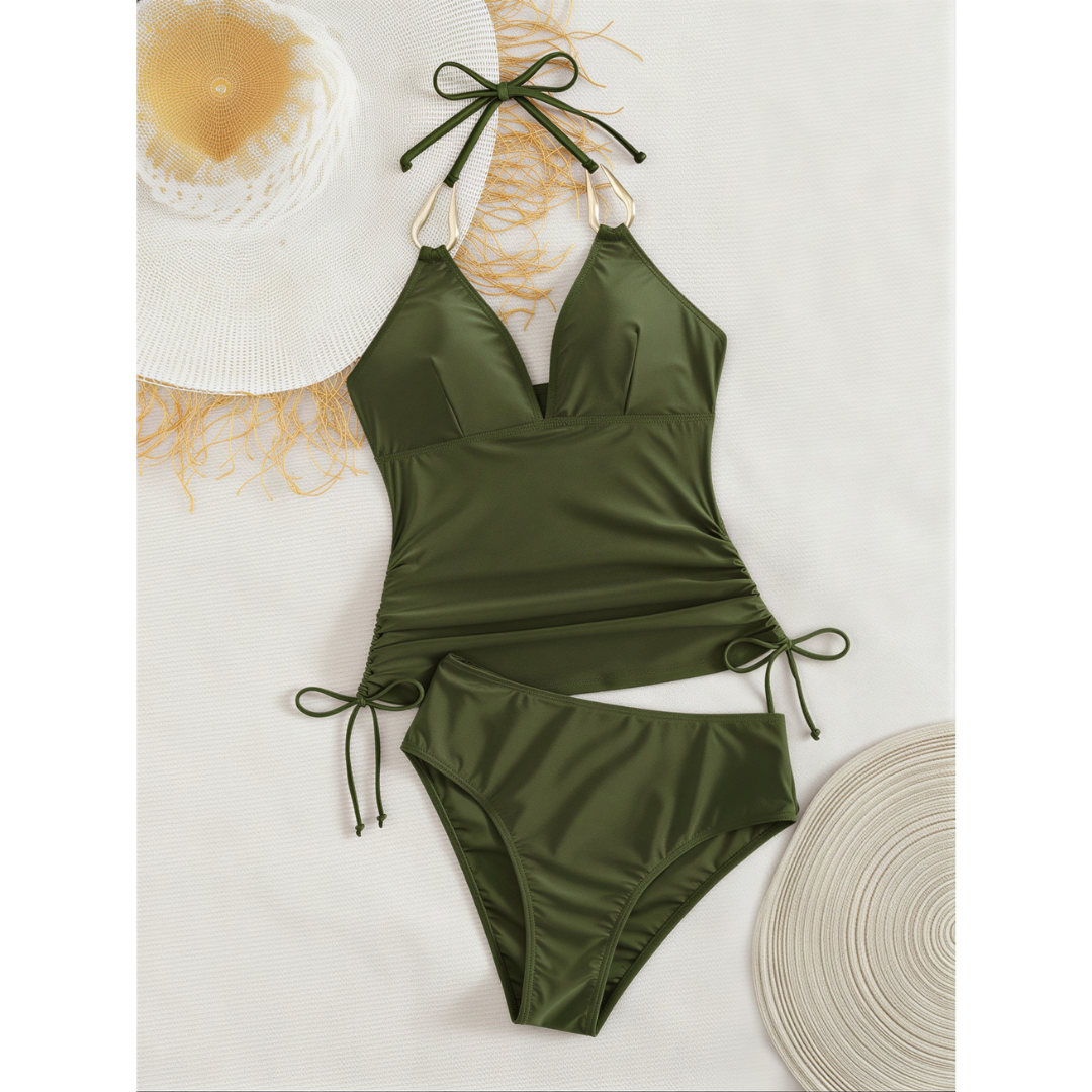Kultaisen muotoinen Tankini
