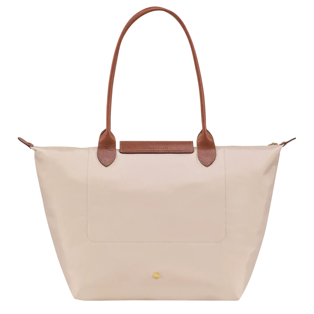 Longchamp Le Pliage – suuri ostoslaukku, Paperinvalkoinen