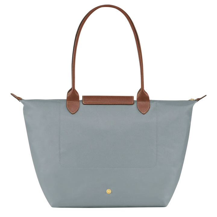 Longchamp Le Pliage – suuri ostoslaukku, Teräksenharmaa