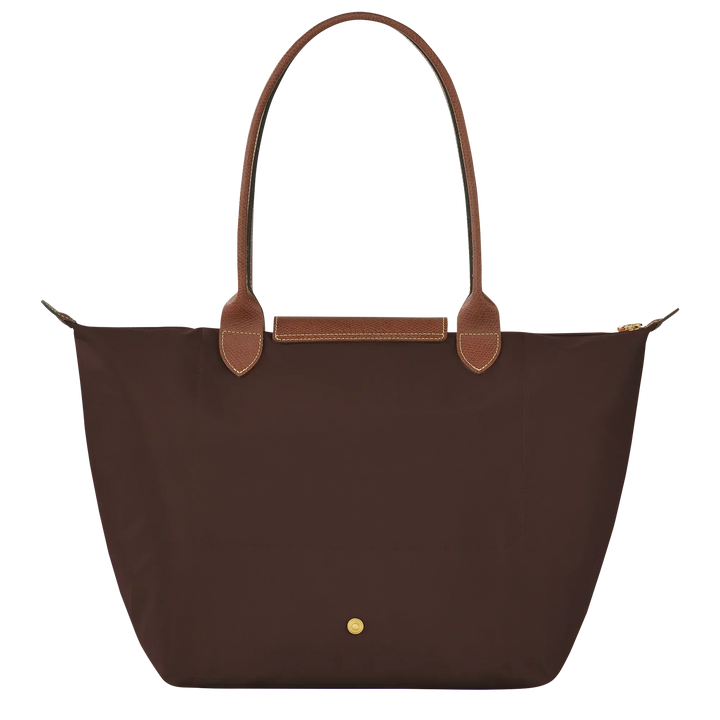 Longchamp Le Pliage – suuri ostoslaukku, Eebeninmusta
