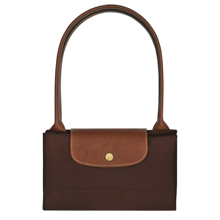 Longchamp Le Pliage – suuri ostoslaukku, Eebeninmusta