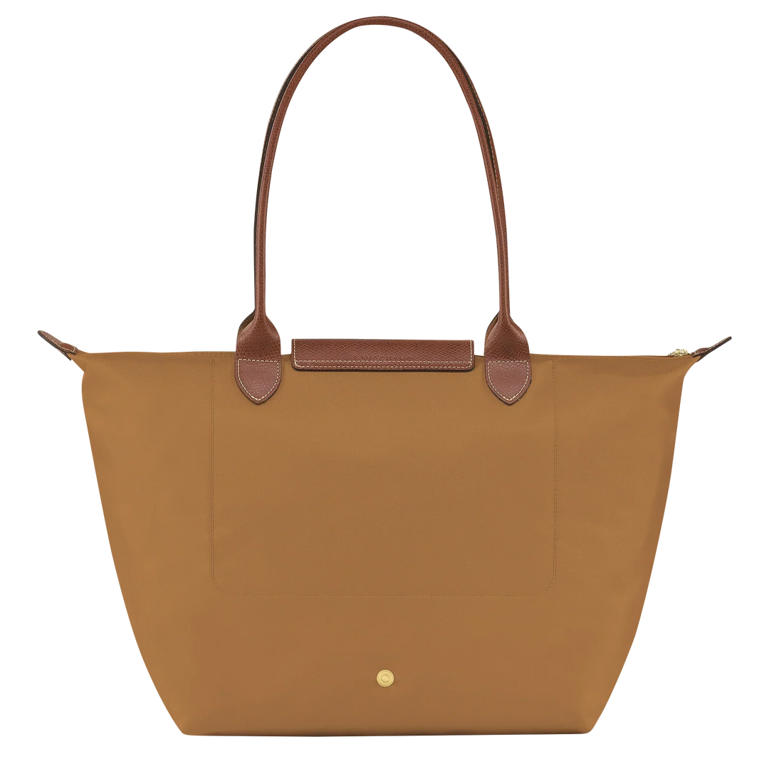 Longchamp Le Pliage – suuri ostoslaukku, Vaaleanruskea