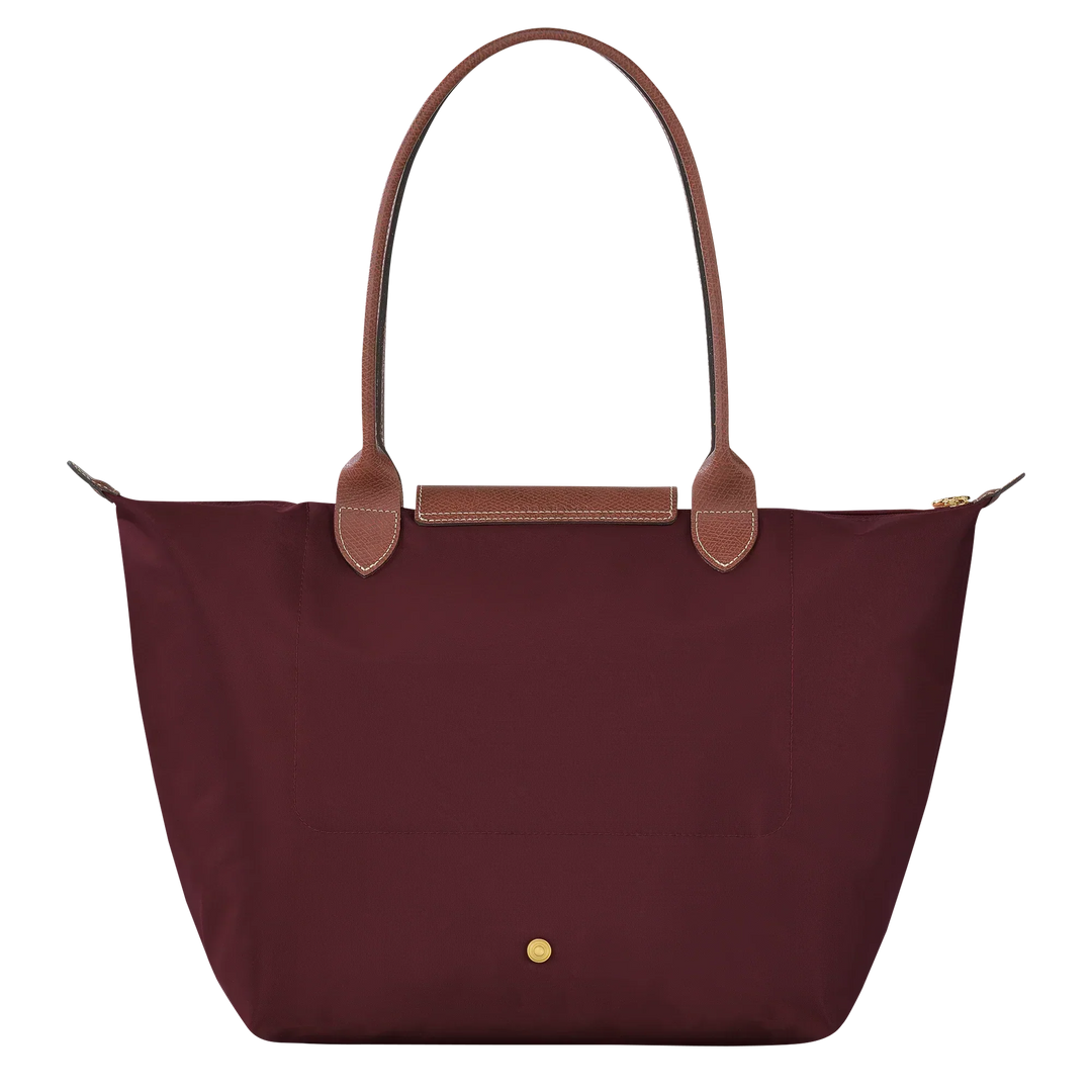 Longchamp Le Pliage – suuri ostoslaukku, Viininpunainen