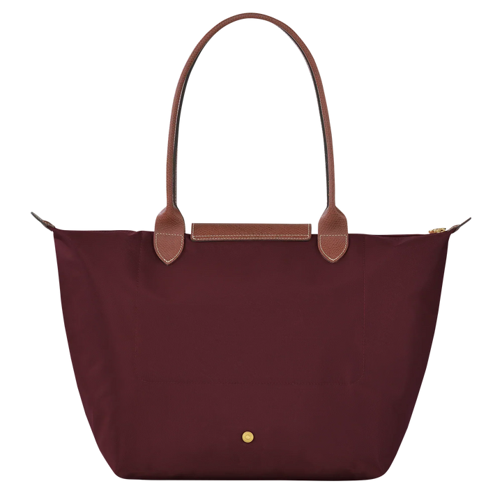 Longchamp Le Pliage – suuri ostoslaukku, Viininpunainen