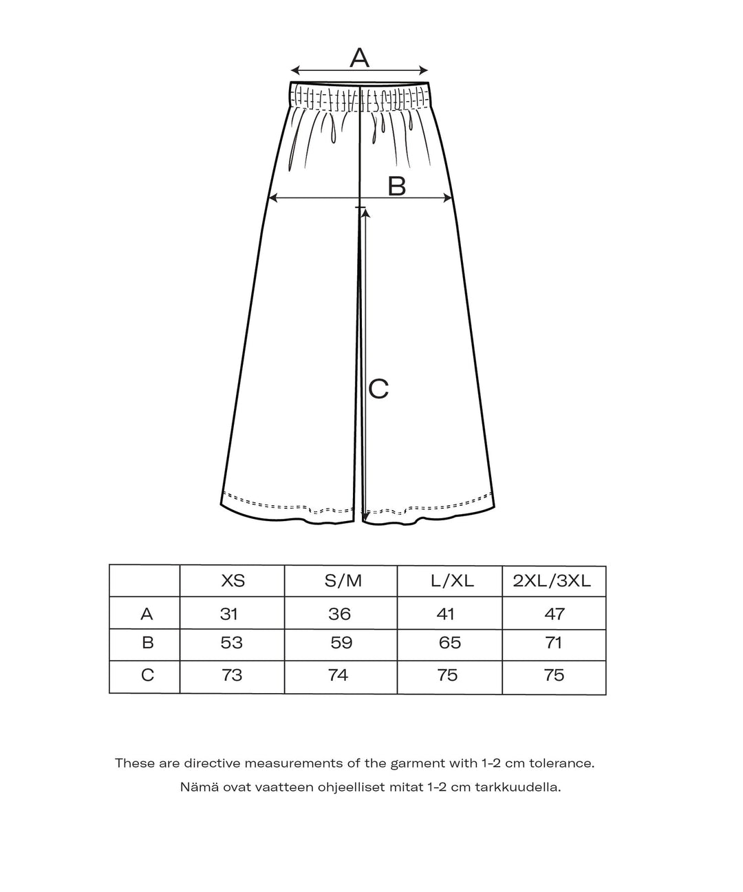 Velour Rib Housut, Musta