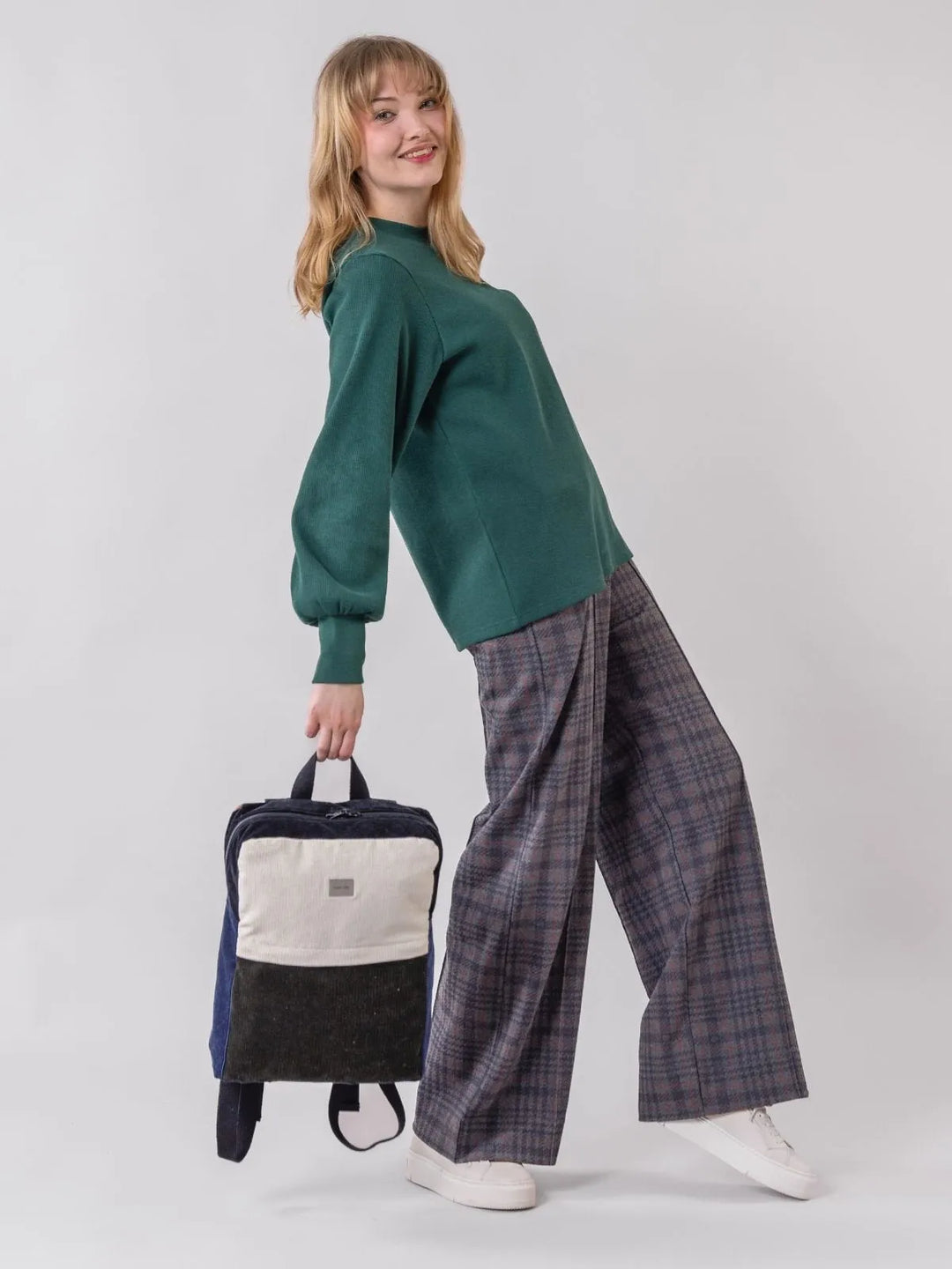 SUMU reppu, patched corduroy