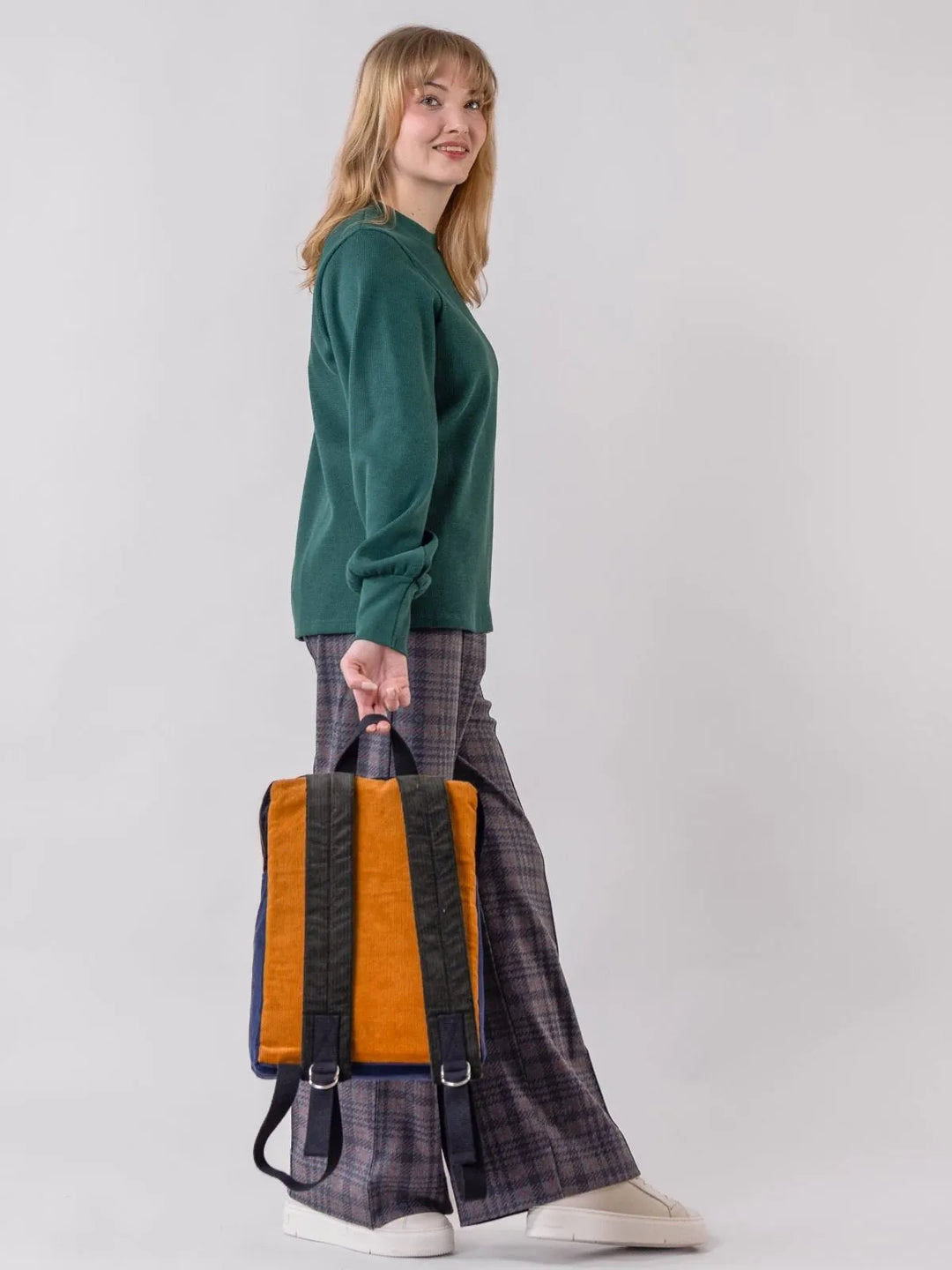 SUMU reppu, patched corduroy
