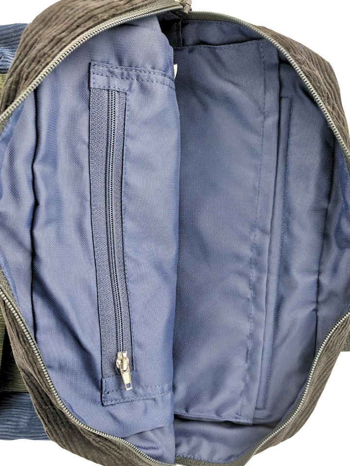 SUMU reppu, patched corduroy