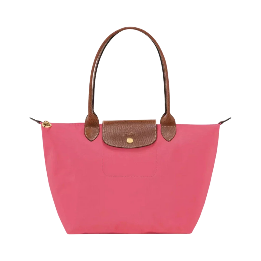 Longchamp Le Pliage – suuri ostoslaukku, Grenadiininpunainen