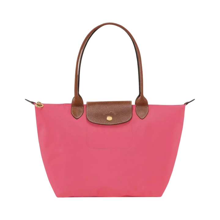 Longchamp Le Pliage – suuri ostoslaukku, Grenadiininpunainen