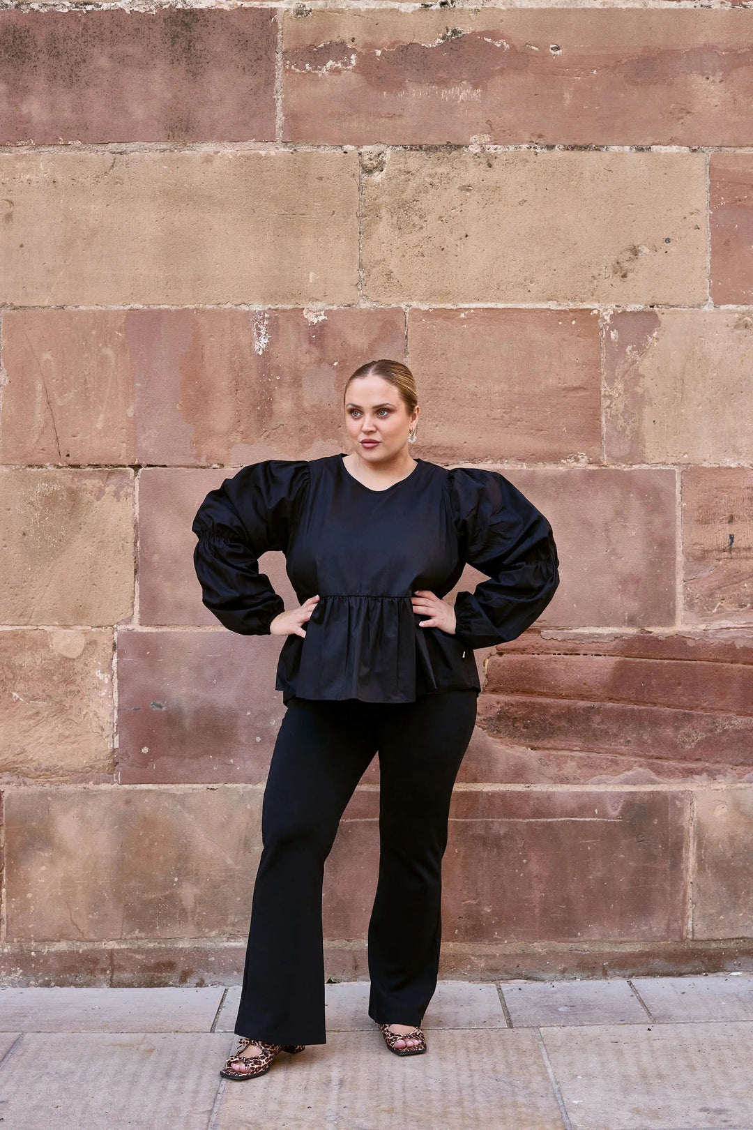 Flare Pants, Black