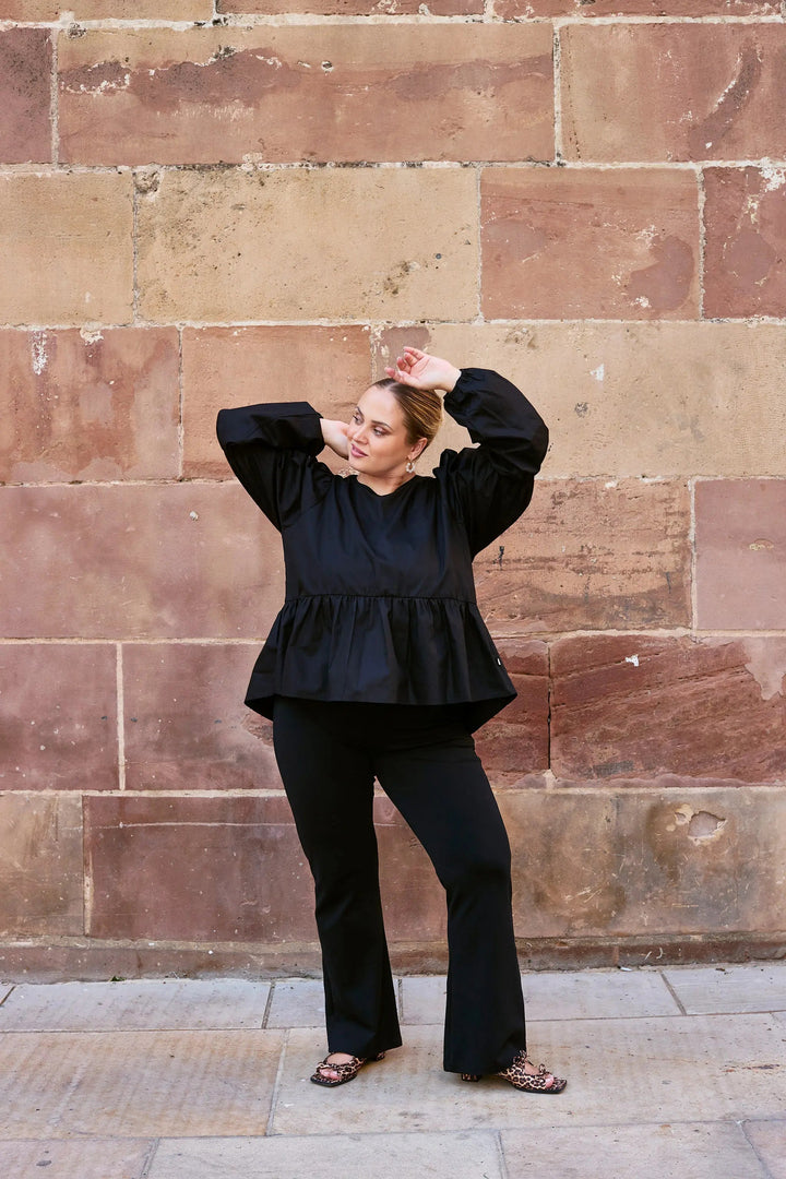 Flare Pants, Black