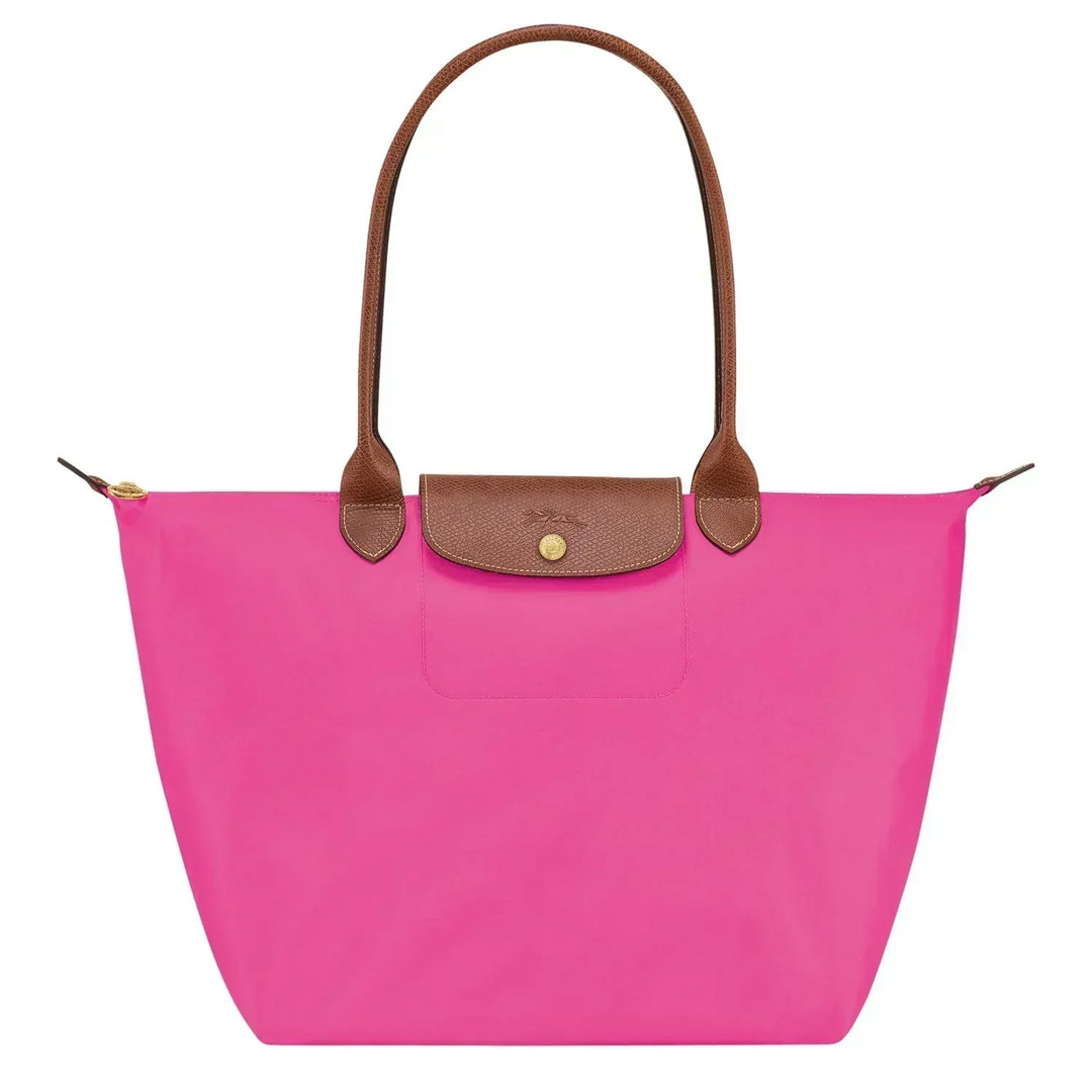 Longchamp Le Pliage – suuri ostoslaukku, Vaaleanpunainen